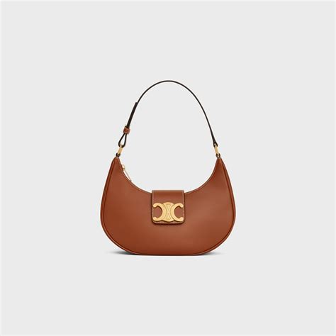 celine tan bag|Celine triomphe purses.